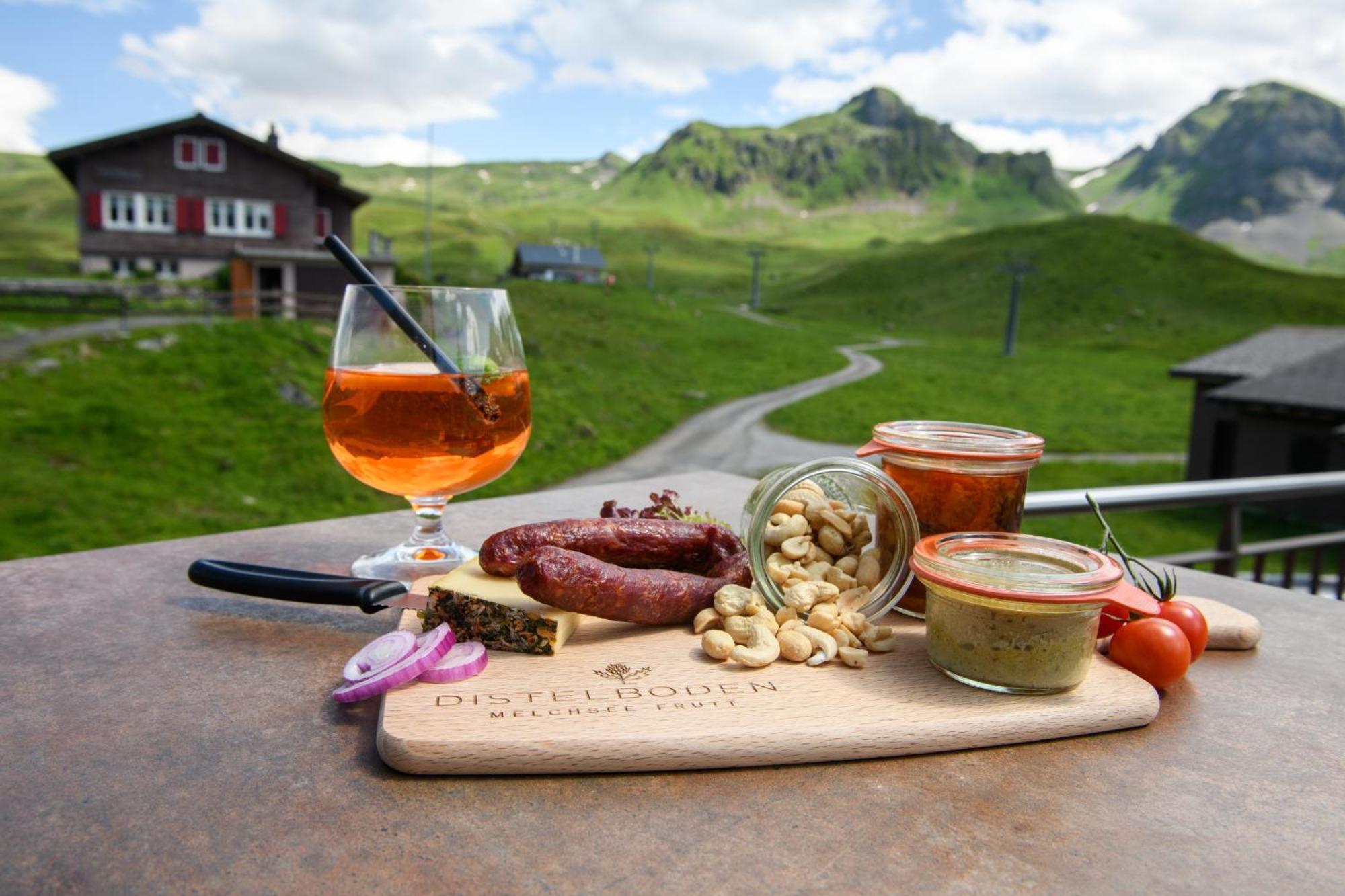 Berghotel Distelboden Melchsee Frutt ภายนอก รูปภาพ