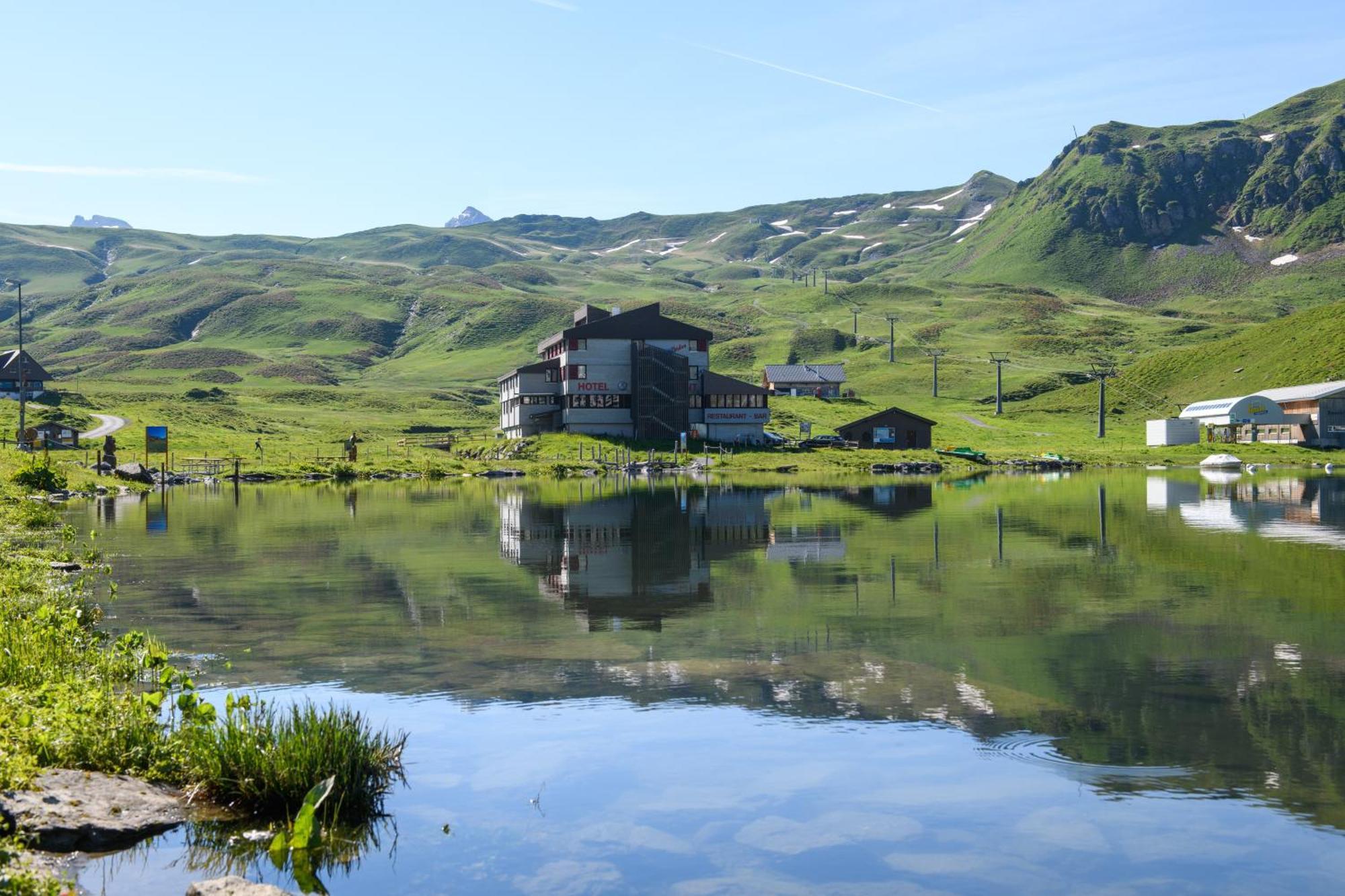 Berghotel Distelboden Melchsee Frutt ภายนอก รูปภาพ